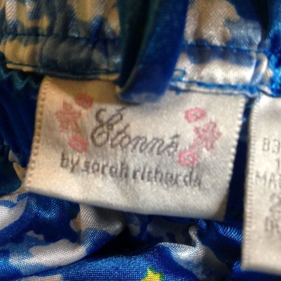 Etonne by Sarah Richards Pajama Pants Colorful 22W/24W - Picture 4 of 5